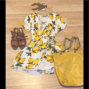 Lemonade print dress